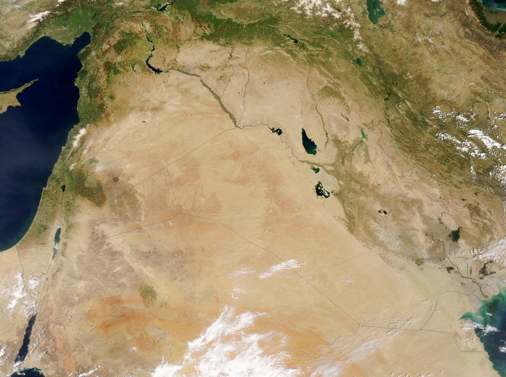Detail of Deserts and Mountains of the Middle East by Anonymous