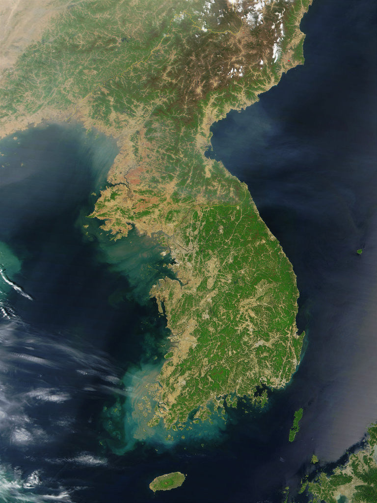 Detail of Korean Peninsula by Anonymous