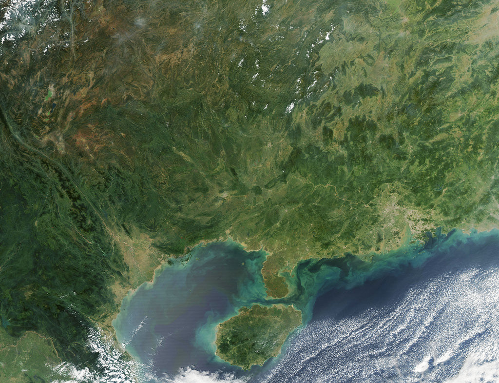 Detail of Southeastern China and the Gulf of Tonkin by Anonymous