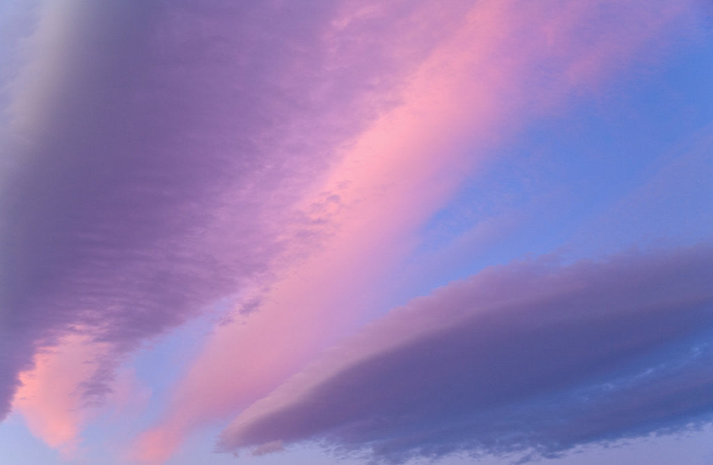 Detail of Lenticular Clouds at Sunset by Anonymous