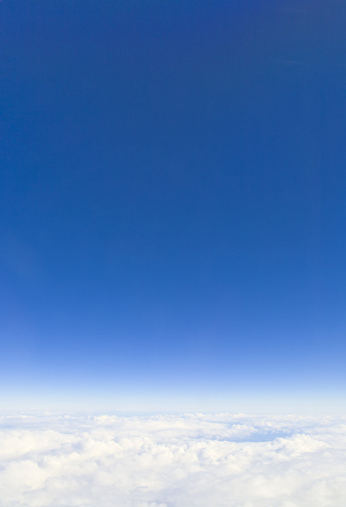 Detail of Clear Sky above Cumulus Clouds by Anonymous