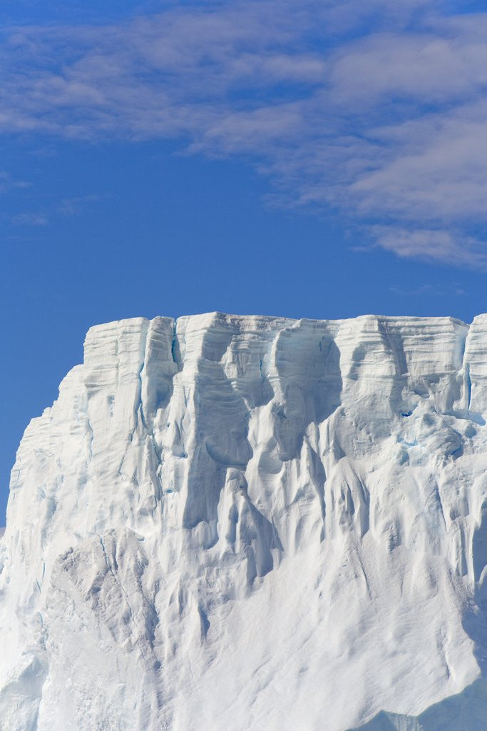 Detail of Tabular Iceberg with Steep Walls by Anonymous