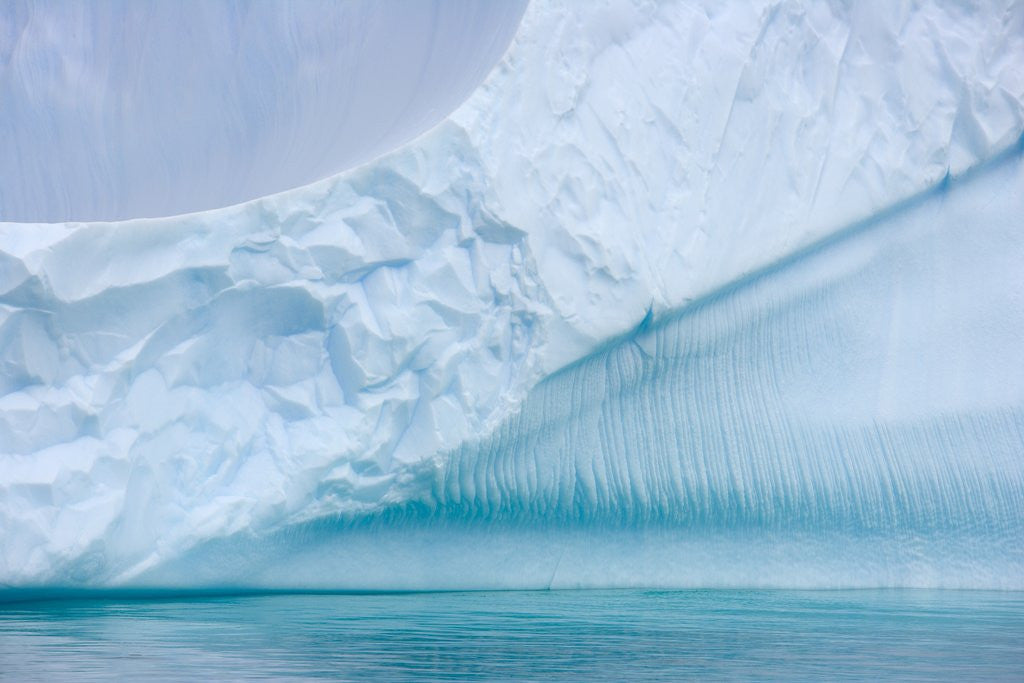 Detail of Iceberg Floating in Sea by Anonymous