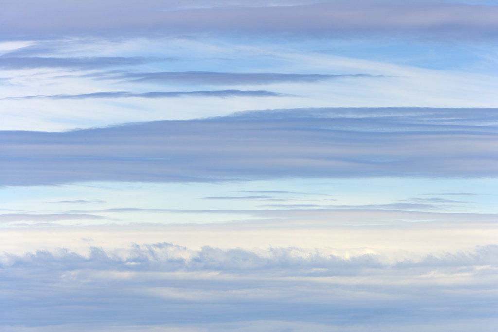 Detail of Layered Clouds Above the Antarctic Peninsula by Anonymous
