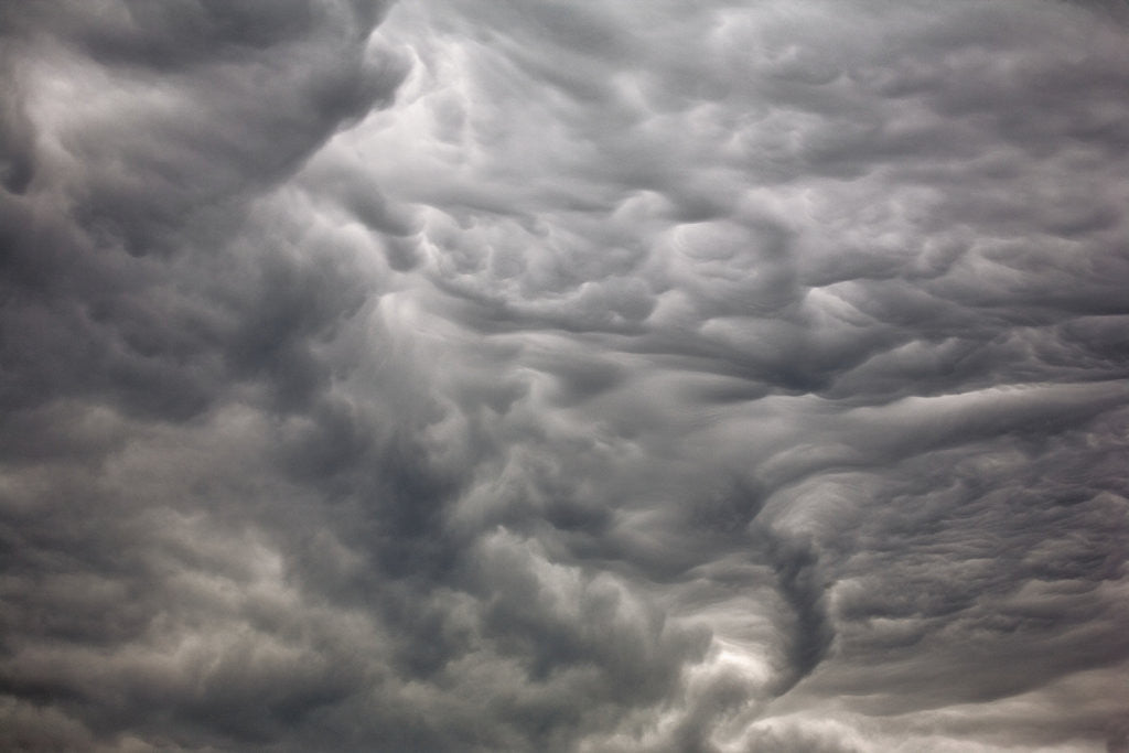 Detail of Threatening Storm Clouds by Anonymous