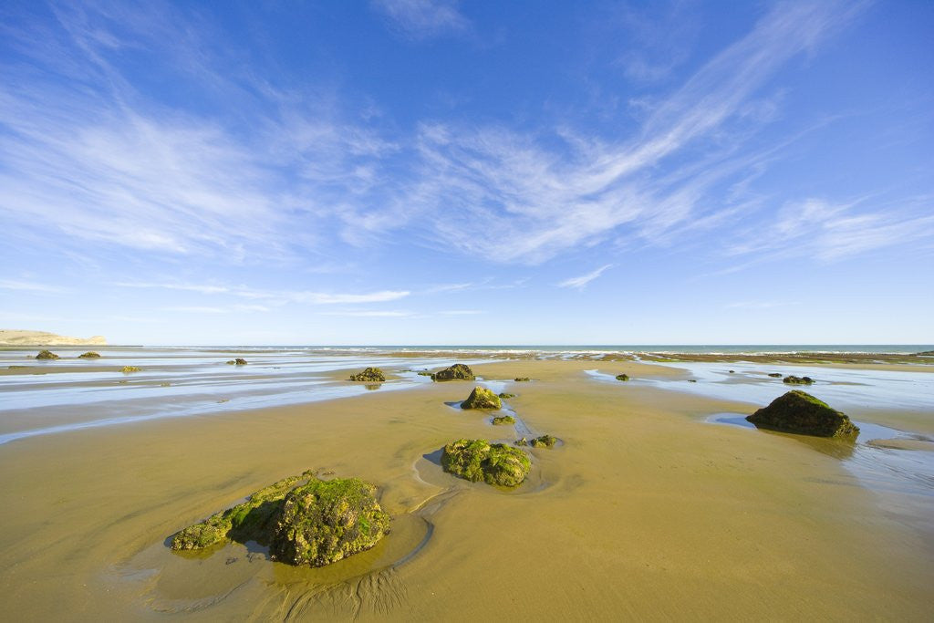 Detail of Sandy Beach at Low Tide, Valdez Peninsula by Anonymous