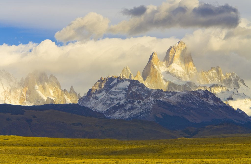 Detail of Colorful Cumulus Clouds Above Fitzroy Massif at Sunrise by Anonymous