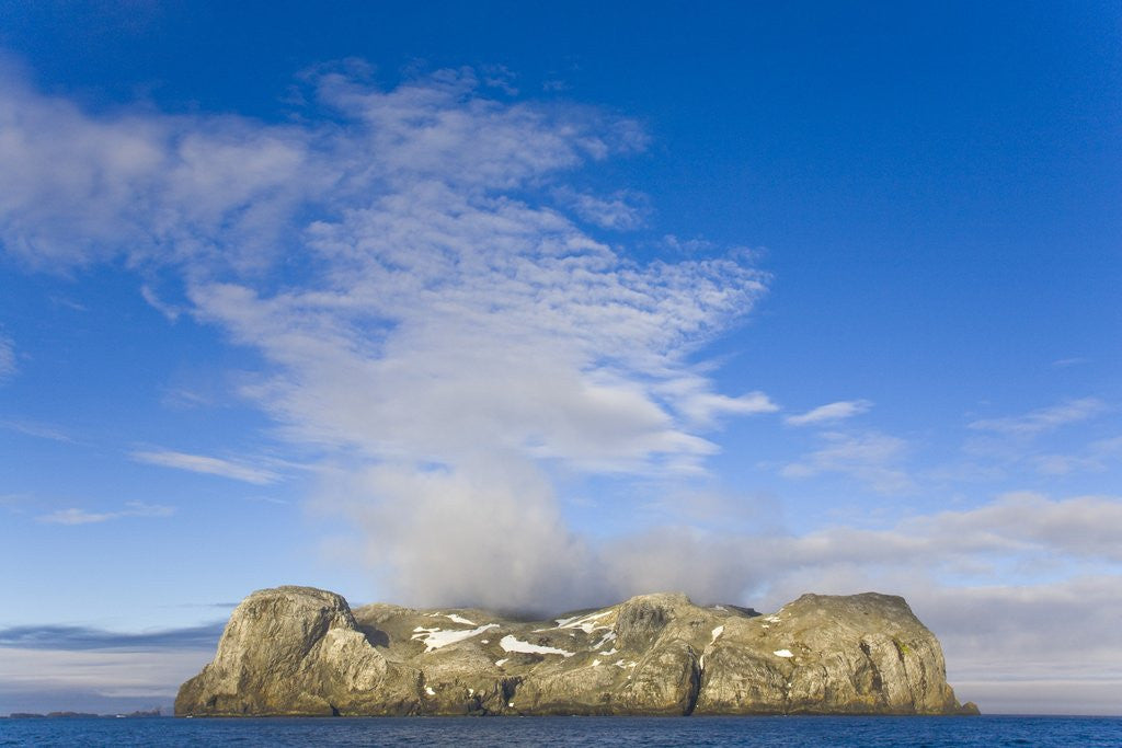 Detail of Morning Fog Over Small Rocky Island at South Shetland Islands by Anonymous