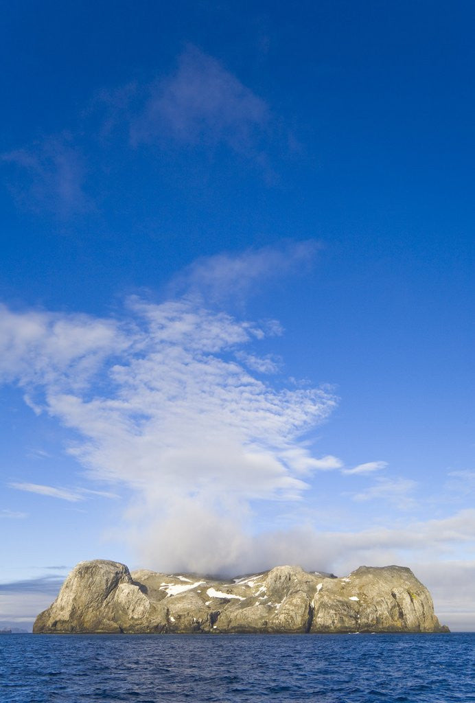 Detail of Morning Fog Over Small Rocky Island at South Shetland Islands by Anonymous