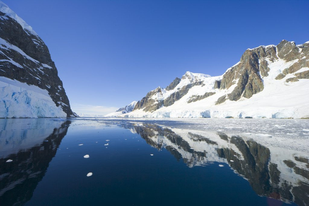Detail of Coastal Mountains Bordering Gerlache Strait by Anonymous