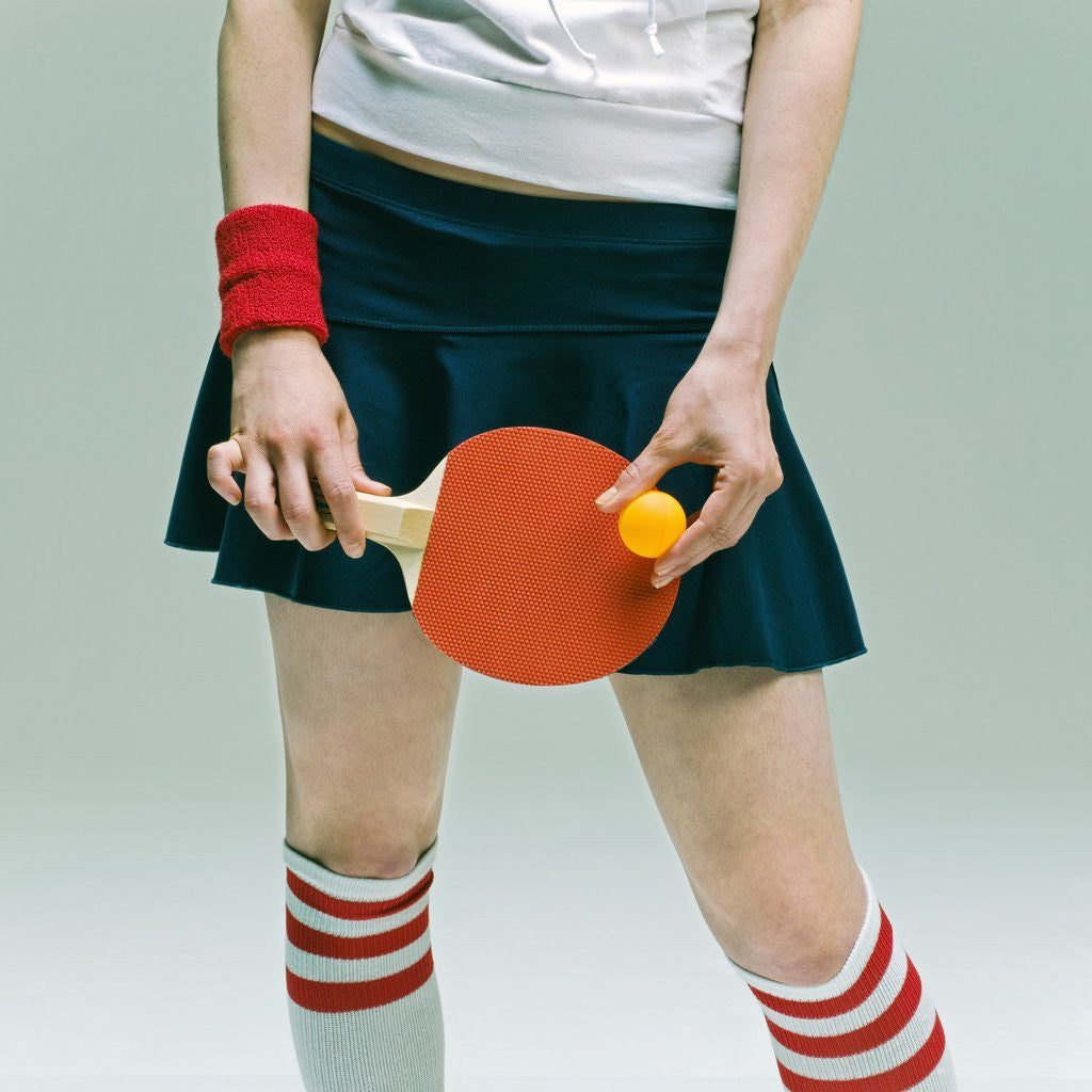 Detail of Table Tennis Player by Corbis