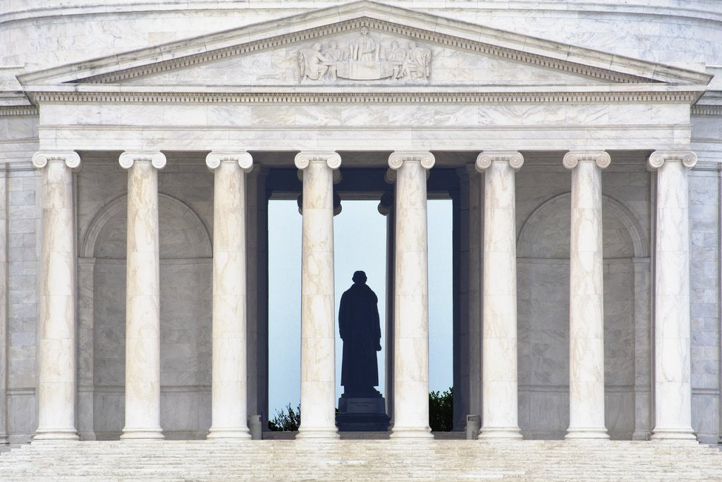 Detail of Detail of Jefferson Memorial by Corbis