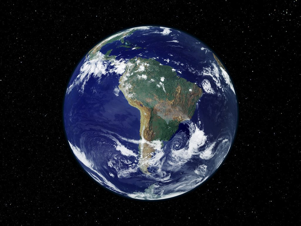 Detail of South America by Anonymous