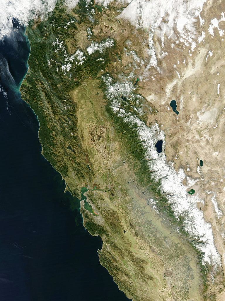 Detail of Flooding in California Due to Heavy Storms by Corbis