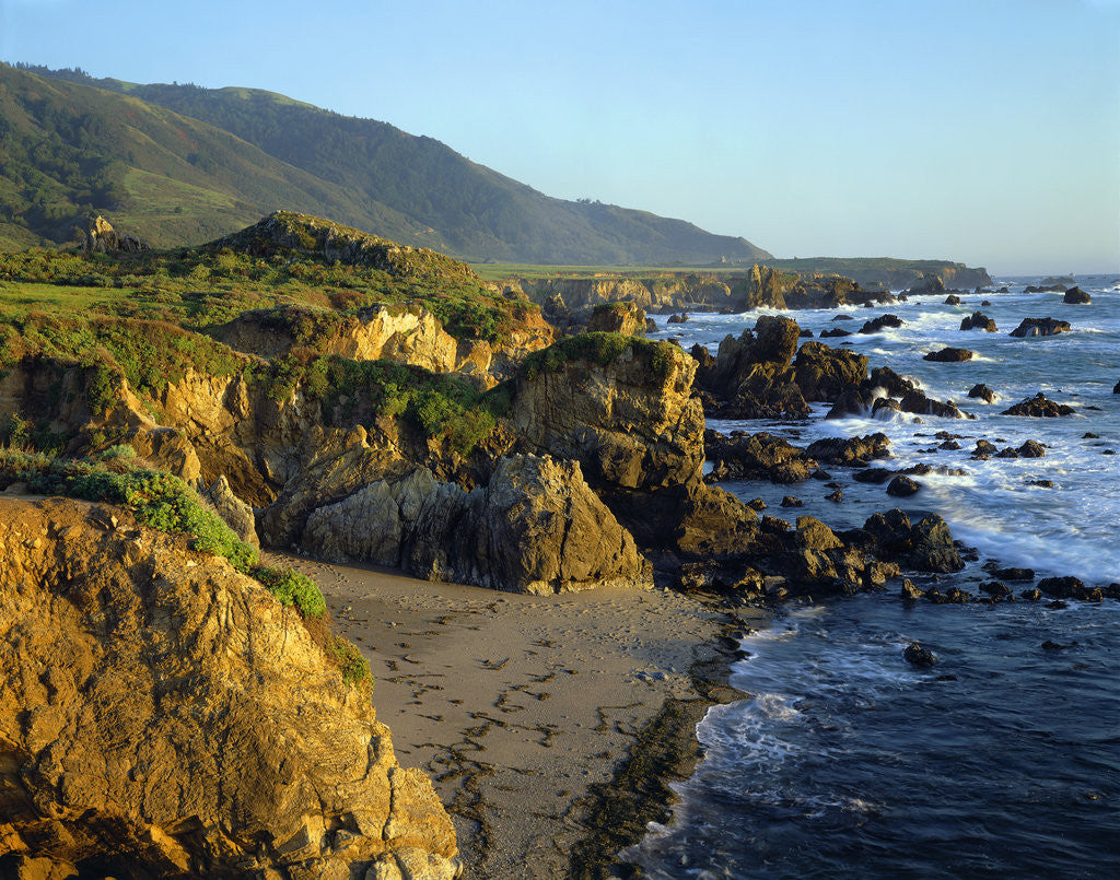 Detail of Rugged Coastline at Big Sur by Anonymous