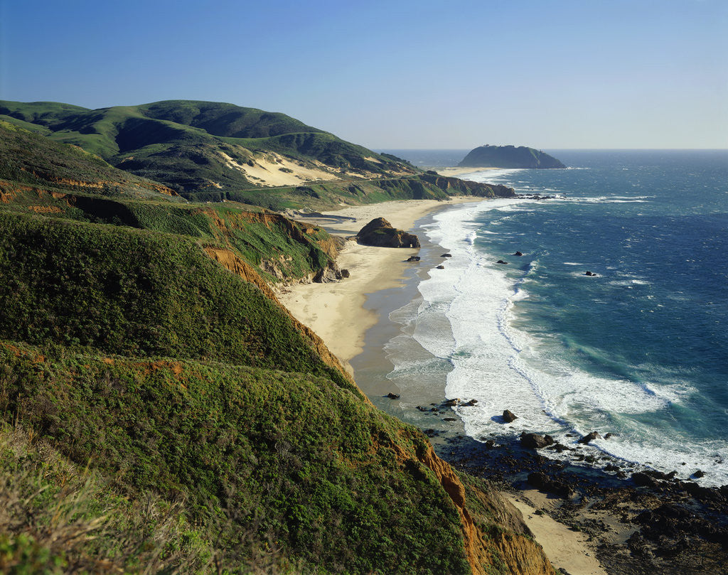 Detail of Big Sur Coast by Anonymous
