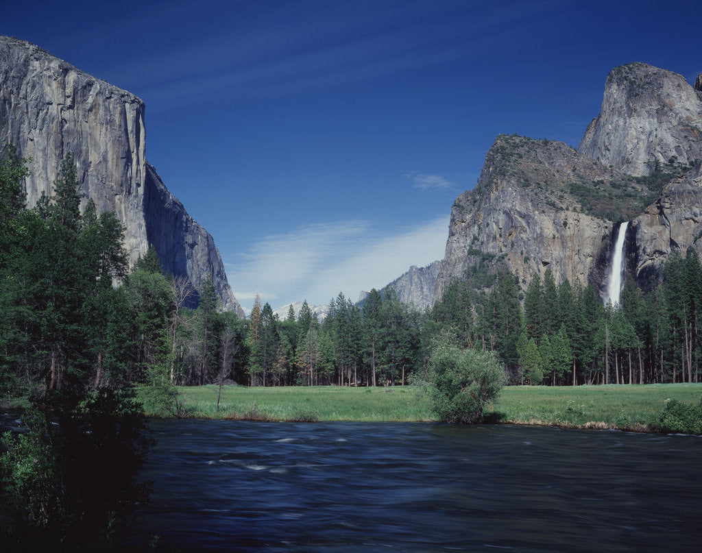 Detail of Bridalveil Falls by Anonymous