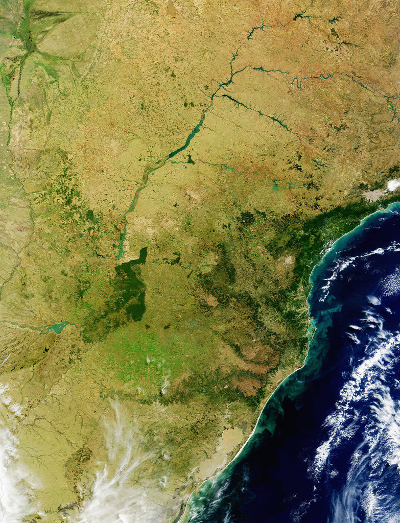 Detail of Southern Border of Brazil by Anonymous