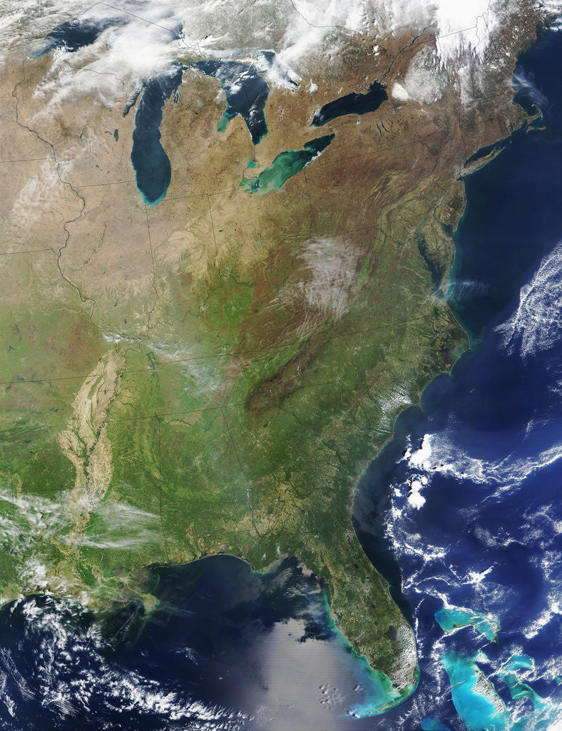 Detail of Eastern Half of the USA by Anonymous