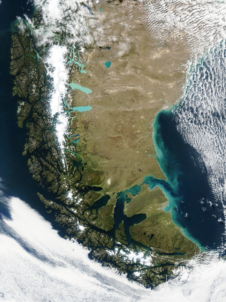 Detail of Tierra del Fuego on the Tip of South America by Anonymous