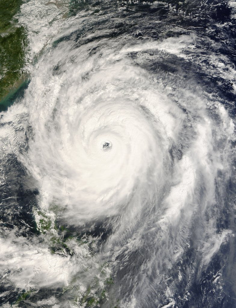 Detail of Typhoon Krosa Headed Toward Taiwan by Anonymous