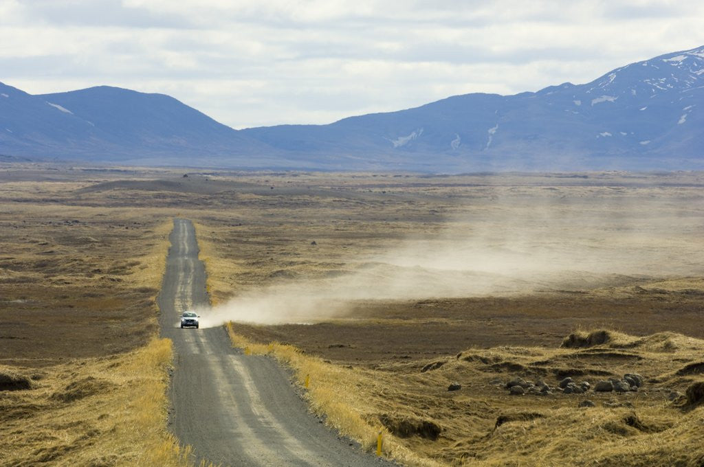 Detail of Gravel Road Leading to Dettifoss Waterfall by Anonymous