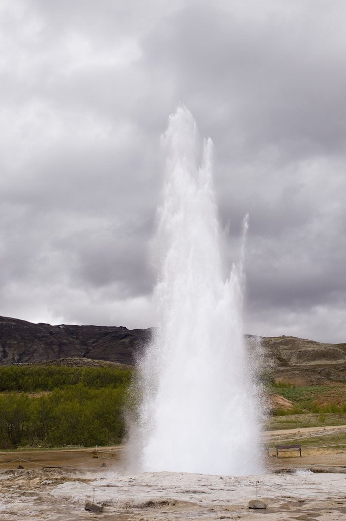 Detail of Strokkur Geyser Erupting by Anonymous