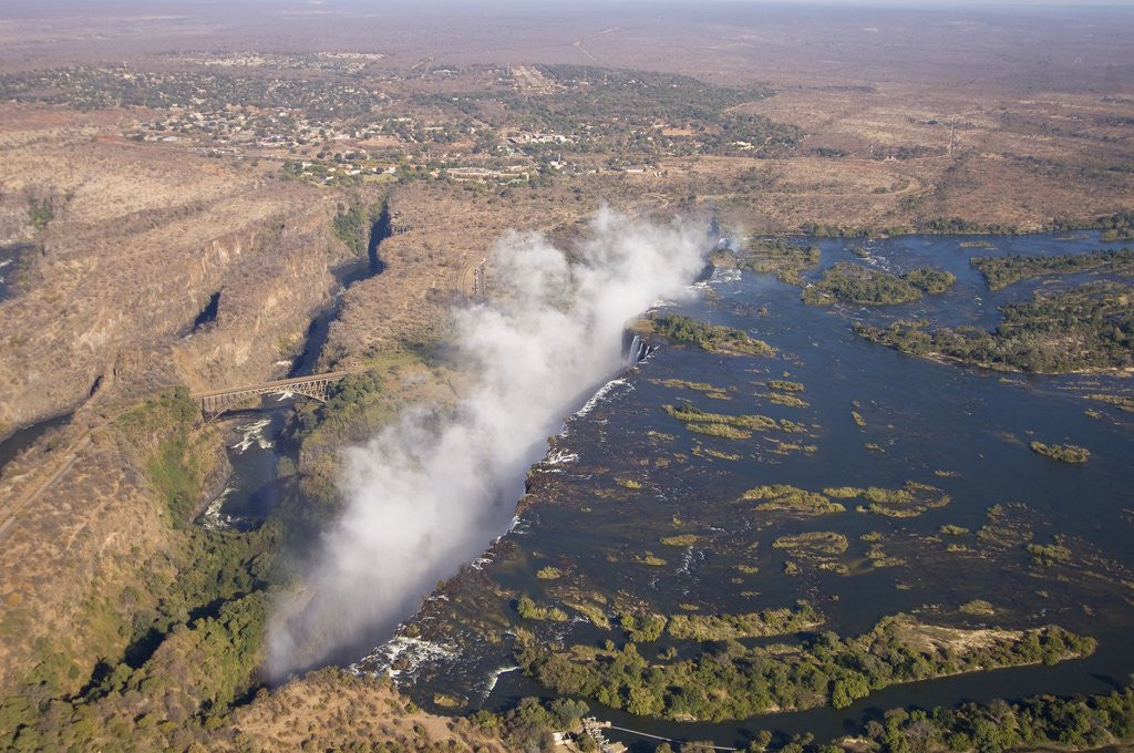 Detail of Victoria Falls on the Border of Zambia and Zimbabwe by Anonymous