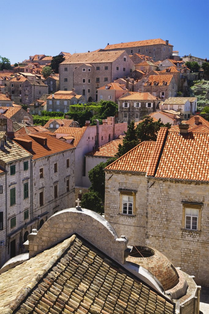 Detail of Red Terracotta Rooftops in Dubrovnik by Corbis