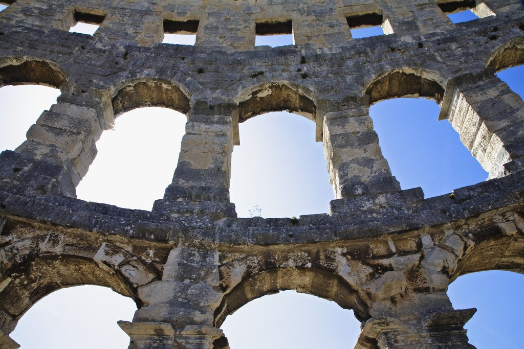 Detail of Roman Amphitheater in Pula by Anonymous