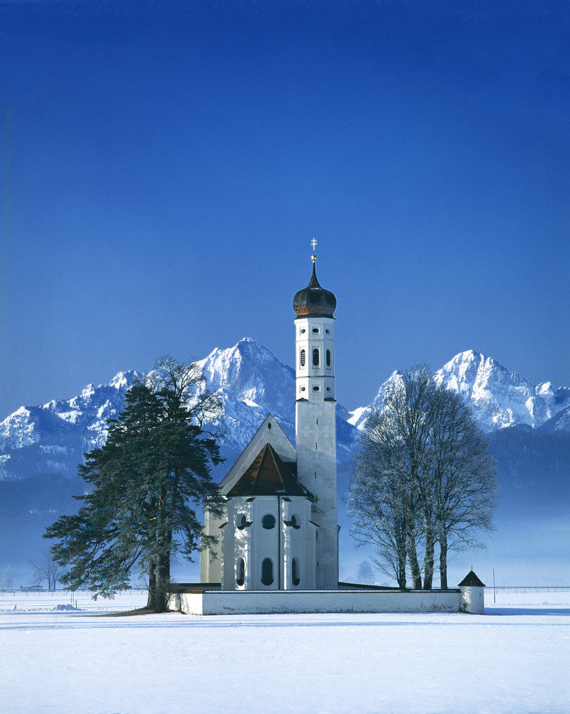 Detail of St. Coloman Church in Bavaria by Anonymous