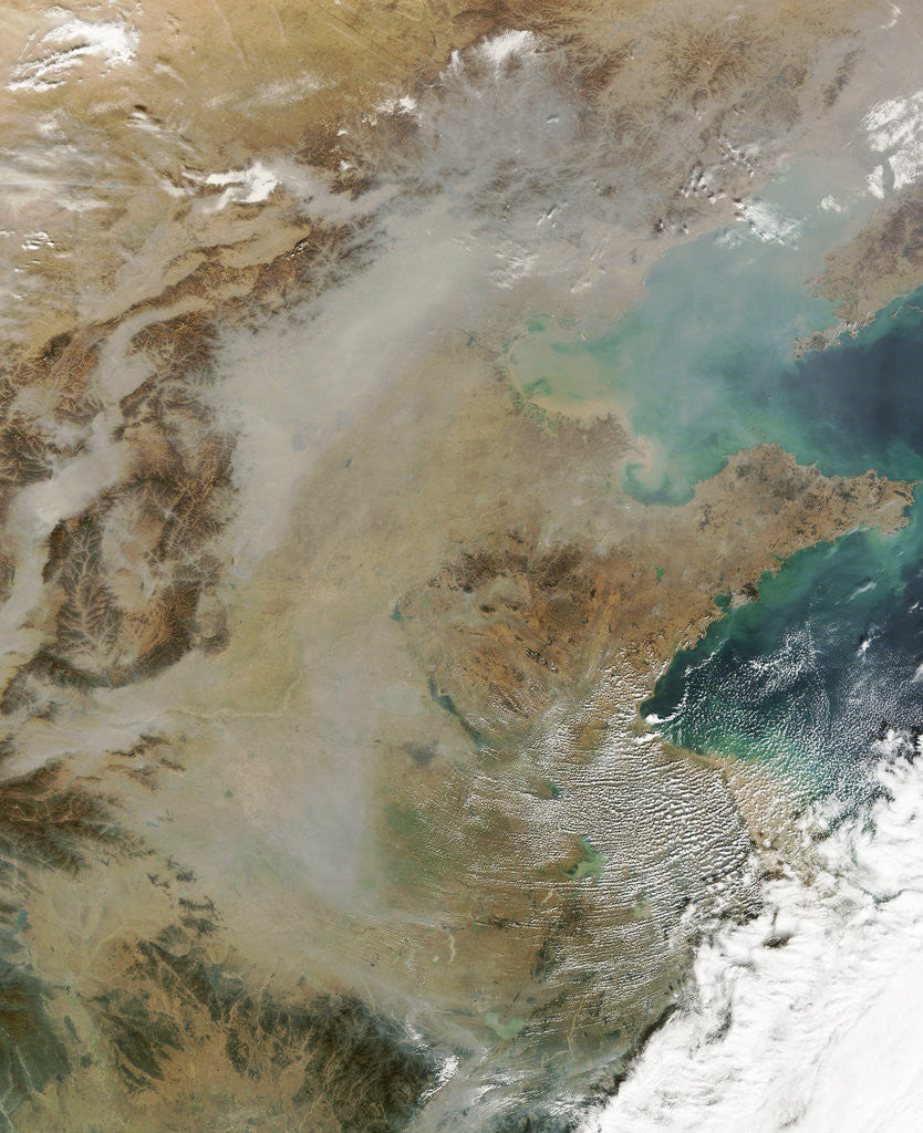 Detail of Thick Smog Over China by Anonymous