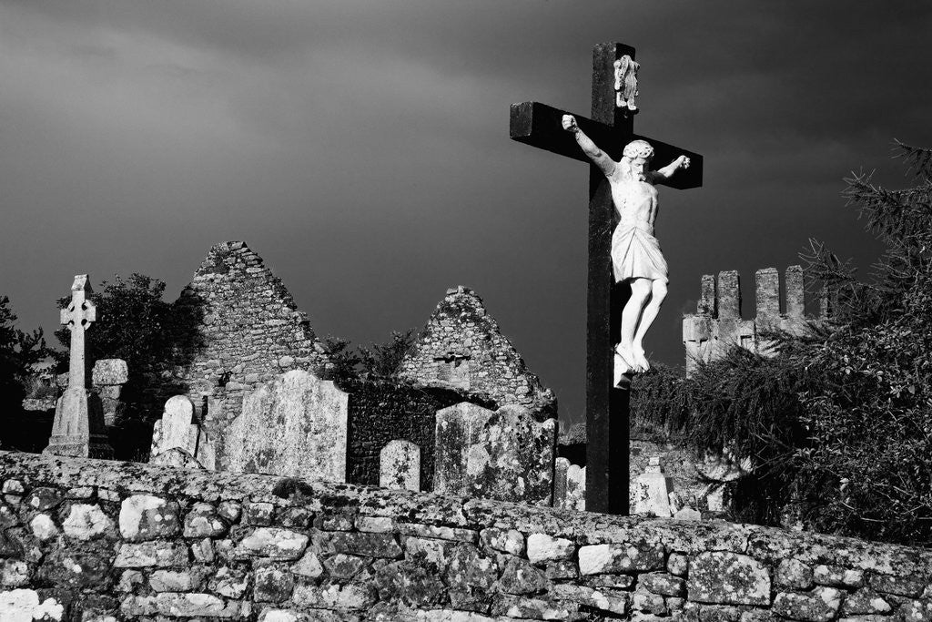 Detail of Kilcash Church and Burial Ground by Anonymous