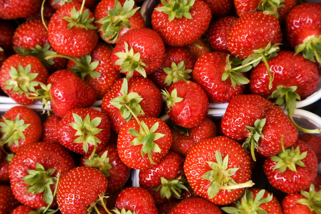 Detail of Strawberries by Anonymous