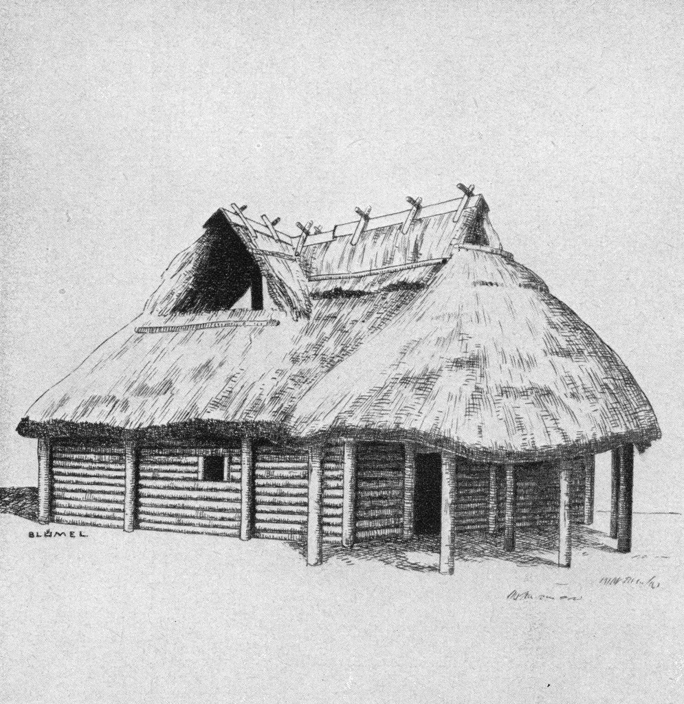 Detail of East Germanic farm from Vehlow in the Prignitz by Anonymous