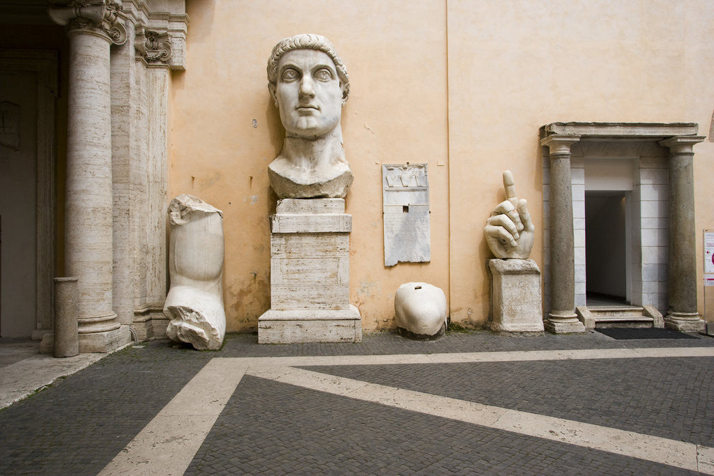 Detail of Capitoline Museums by Anonymous