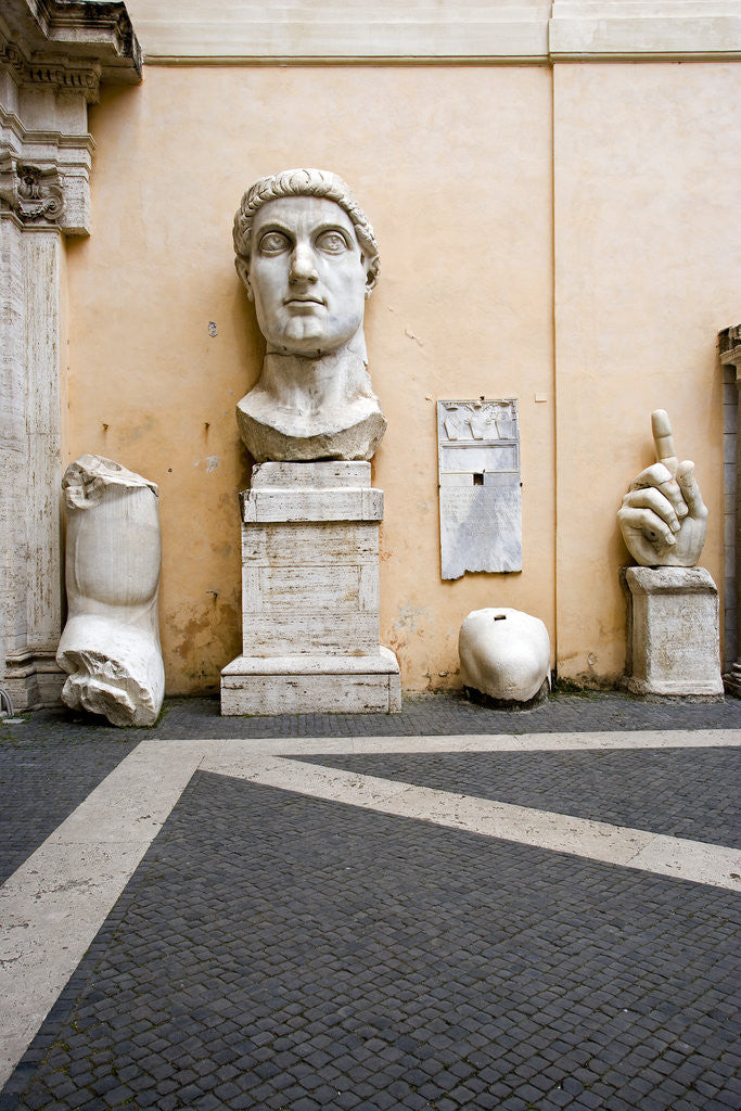 Detail of Capitoline Museums by Anonymous