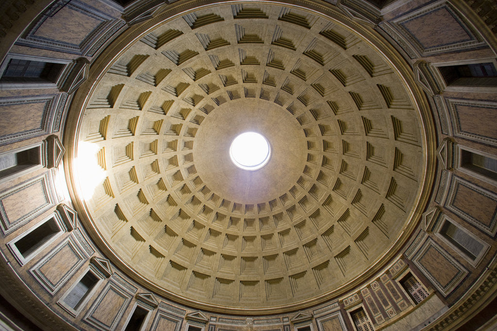 Detail of The Pantheon by Corbis