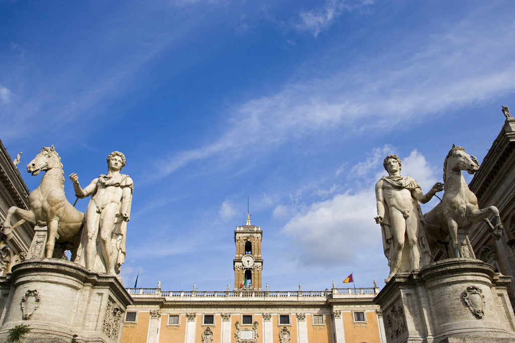 Detail of Piazza del Campidoglio by Anonymous