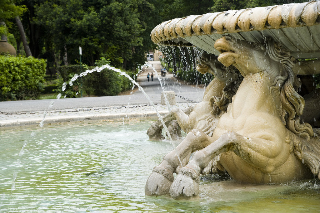 Detail of Villa Borghese Park by Anonymous