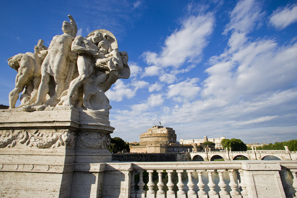 Detail of Castel Sant'Angelo by Anonymous