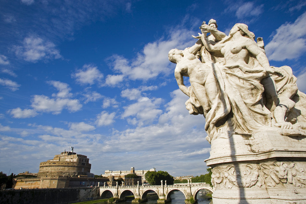 Detail of Castel Sant'Angelo by Anonymous