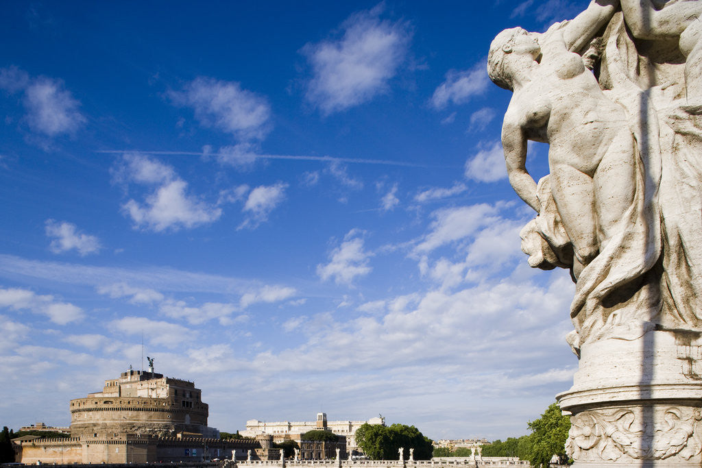Detail of Castel Sant'Angelo by Anonymous