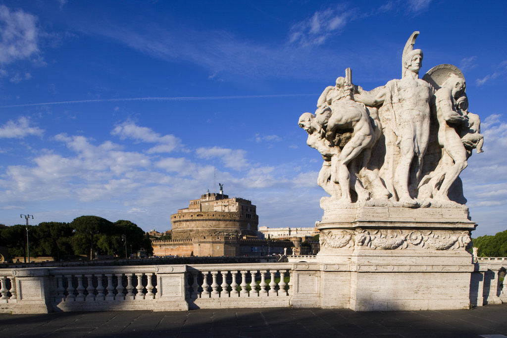 Detail of Castel Sant'Angelo by Anonymous