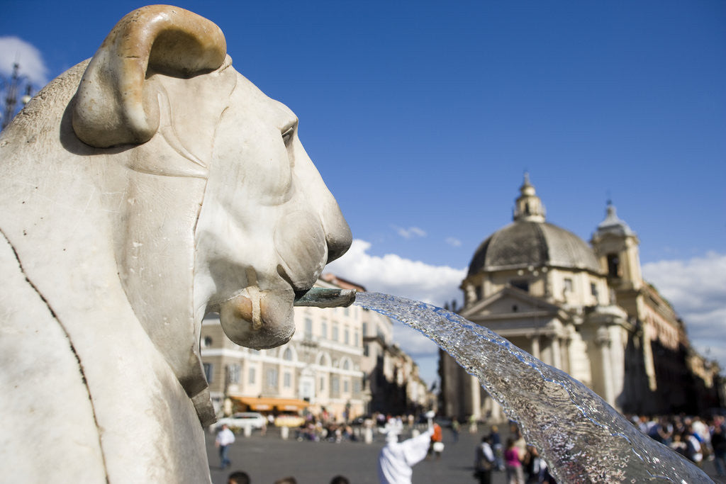 Detail of Piazza del Popolo by Anonymous