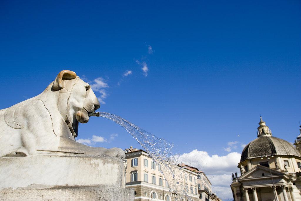 Detail of Piazza del Popolo by Anonymous