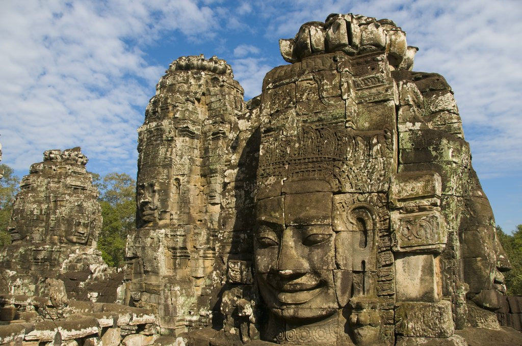Detail of Bayon Temple by Anonymous