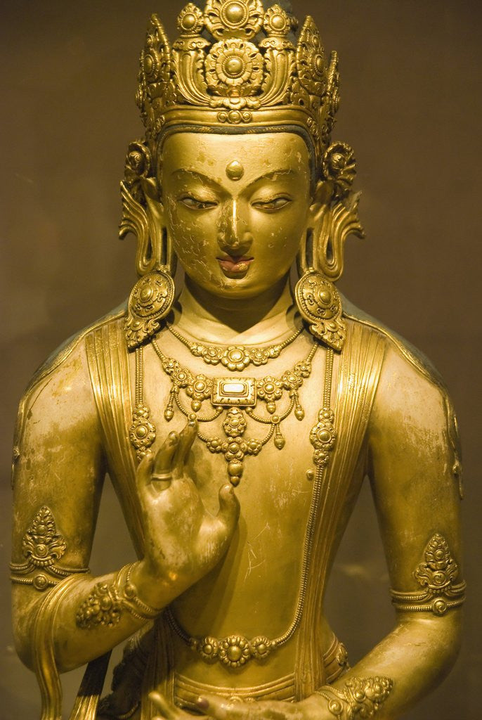 Detail of Detail of Bronze Boddhisatva by Zanabazar