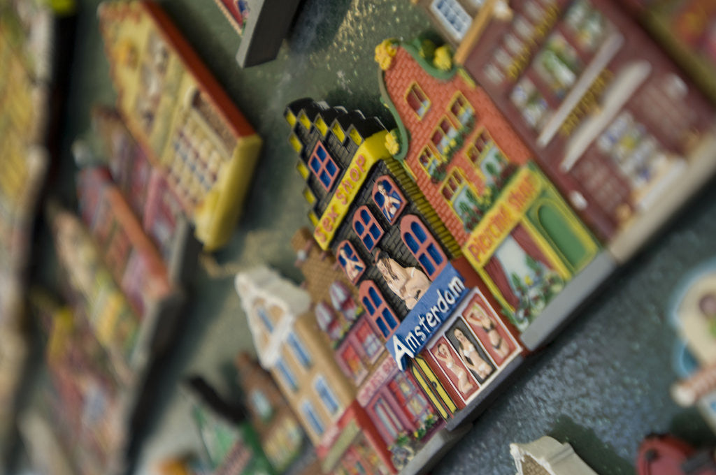 Detail of Souvenirs for Sale at Bloemenmarkt by Anonymous