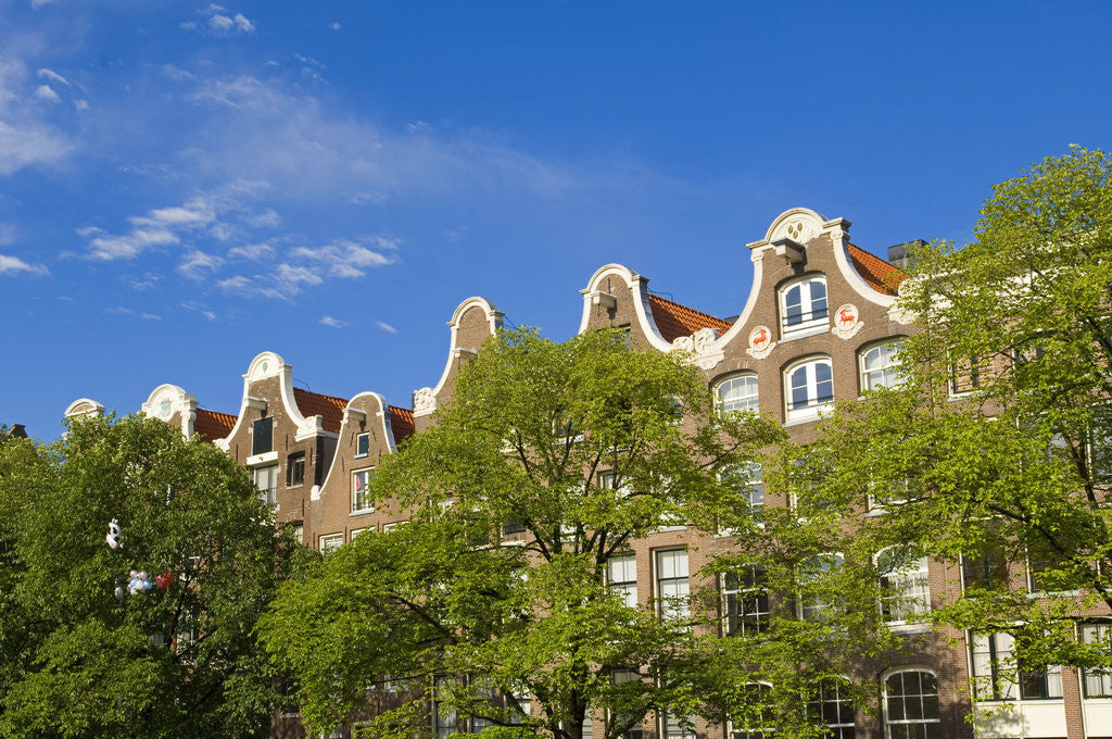 Detail of Buildings along Prinsengracht by Anonymous